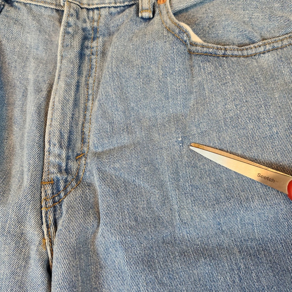 Levis 550 Lot 3 Relaxed Fit Jeans Men 36x30 Blue Tapered Leg Denim Casual Zip - Picture 15 of 16